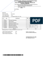 Agribisnis Kartu Hasil Studi Indra Jihad Pribadi Semester 6 Tahun 2017/2018