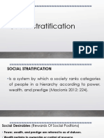 Social stratification systems and global inequality