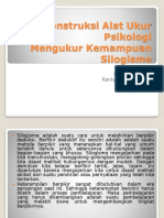 Konstruksi Alat Ukur Psikologi