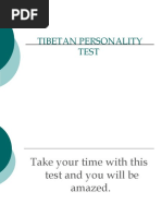 Tibetan Personality Test