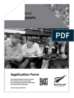 New Zealand Scholarships Application Form 2014