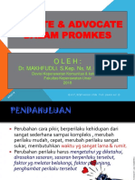 Mediasi & Advokasi-Promkes 2018 PDF