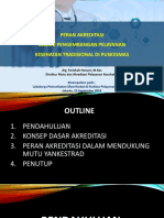 Peran Serta Akreditasi DLM Pengembangan Yankestrad Di PKM