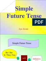 Simple Future Tense: Ayu Arsani