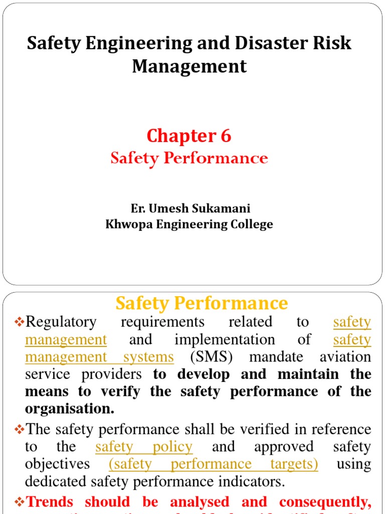 6.0 Safety Performance | PDF | Safety | Occupational Safety And Health