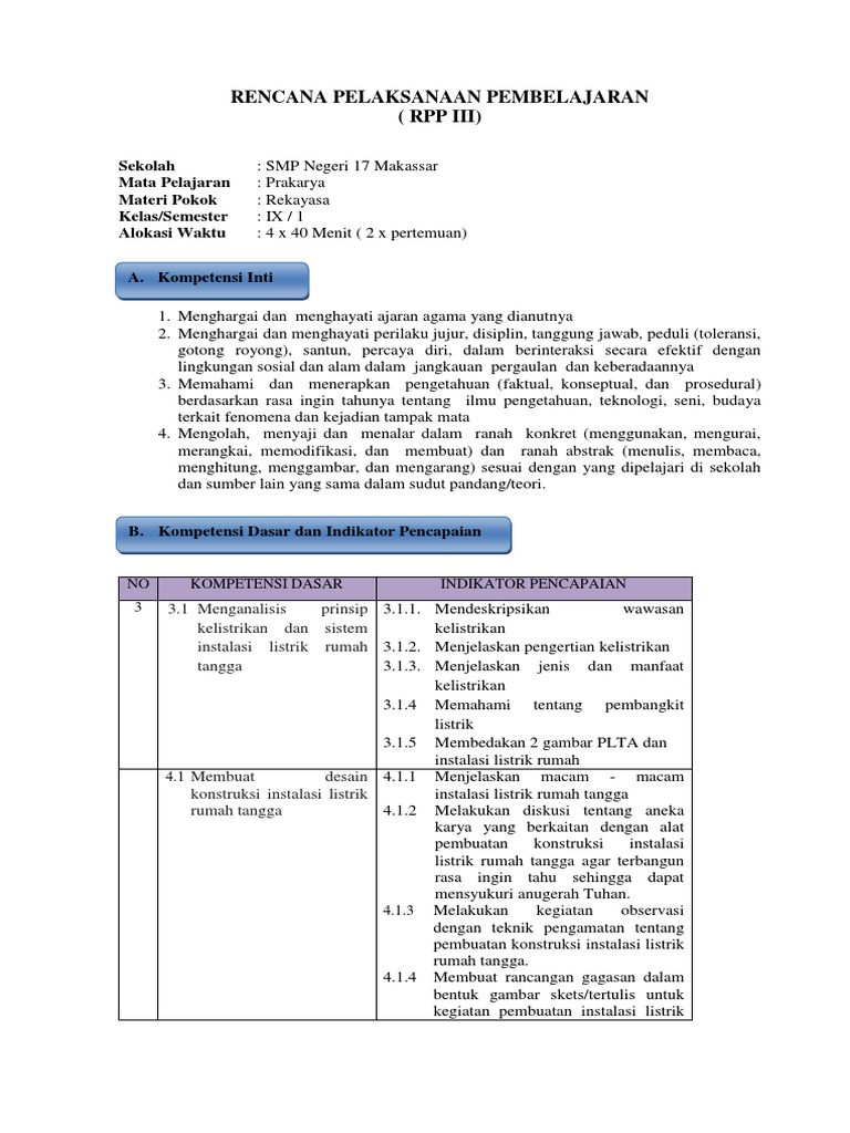 Modul Instalasi Listrik Rumah Sederhana