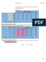 S.No DIA Unit WT of Bar WT (Act) WT (The) Differ Weight (KG) Incrg (DIA) % of WT Incrg