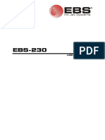 Ebs-230 User Manual - Ebs Ink-jet Usa
