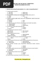 Soal Ukk Ski Kelas 3 SD Dan Mi