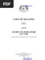 Act 91 Courts of Judicature Act 1964