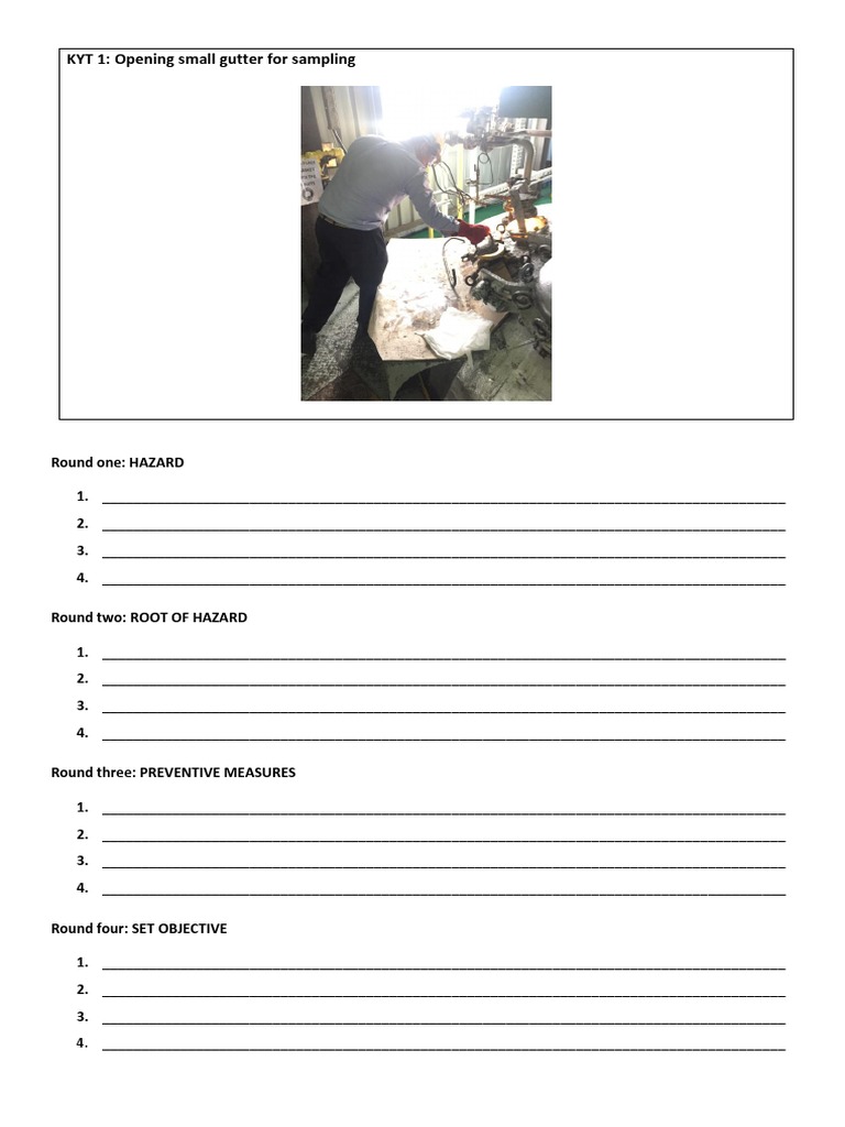 KYT 1: Opening Small Gutter For Sampling | PDF
