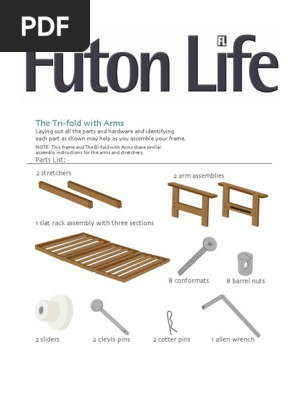 Futon Bed Tri_fold