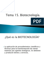 Powerpoint biotecnología 2º Bachillertato