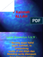 7 Kalimah Allah.pps
