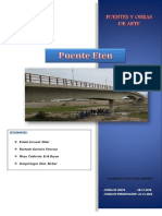 Puente Eten: Descripción, características e irregularidades en su diseño