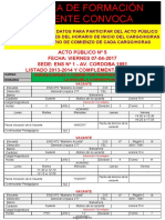 Junta v Remanentes 26 de Mayo de 2017