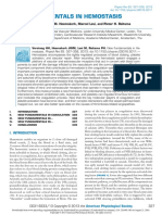Hemostasis New Fundamentals PDF