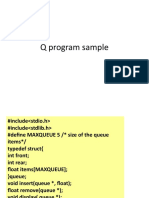 Q Program Sample