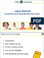 Project Refresh: Comprehensive Global Membership Study