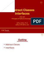 Abstract Classes Interfaces