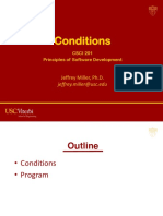 Conditions: Jeffrey Miller, PH.D