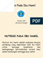 Lembar Balik Nutrisi Pada Ibu Hamil