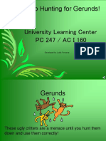 Hunting for Gerunds!