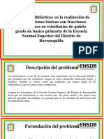 Estrategias Didácticas en La Realización de Las Operaciones