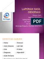 Laporan Hasil Observasi