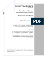 MICROPOLÍTICAS Y PLURIVERSOS