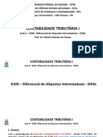 Aula 5 - ICMS - Diferencial de Alquota - DIFAL