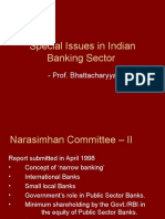Special Issues in Indian Banking Sector