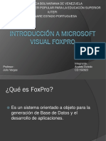 Introducción A Microsoft Visual FoxPro