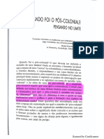 HALL - Quando Foi o Pós-Colonial