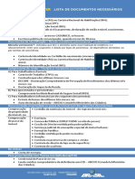 Lista de Documentos Necessarios - Atualizada PDF