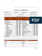 Check List Pre Uso