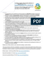 Desarrollo Tecnológico, Impacto Sobre El Medio Ambiente y La Salud PDF