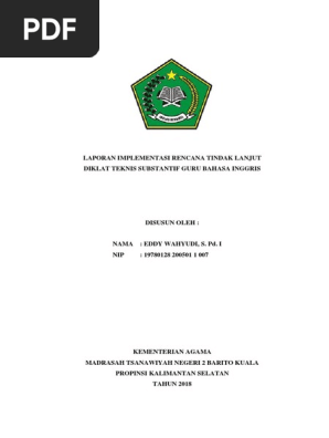 Contoh Rtl Diklat Teknis Substantif Guru B Inggris