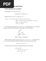 Answers To Practice Questions For Convolution - PDF