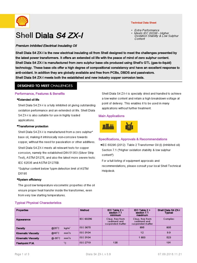 Diala S4 ZX-I | PDF | Polychlorinated Biphenyl | Corrosion