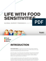 Food Sensitivity Survey Findings