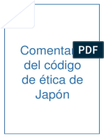 Breve Comentario Del Codigo de Etica de Japòn