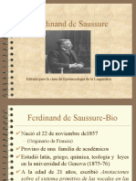 Ferdinand de Saussure, padre de la lingüística moderna