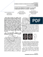 Image Segmentation Techniques in Medical Analysis "A Boon For Detection of Cancer": A Review