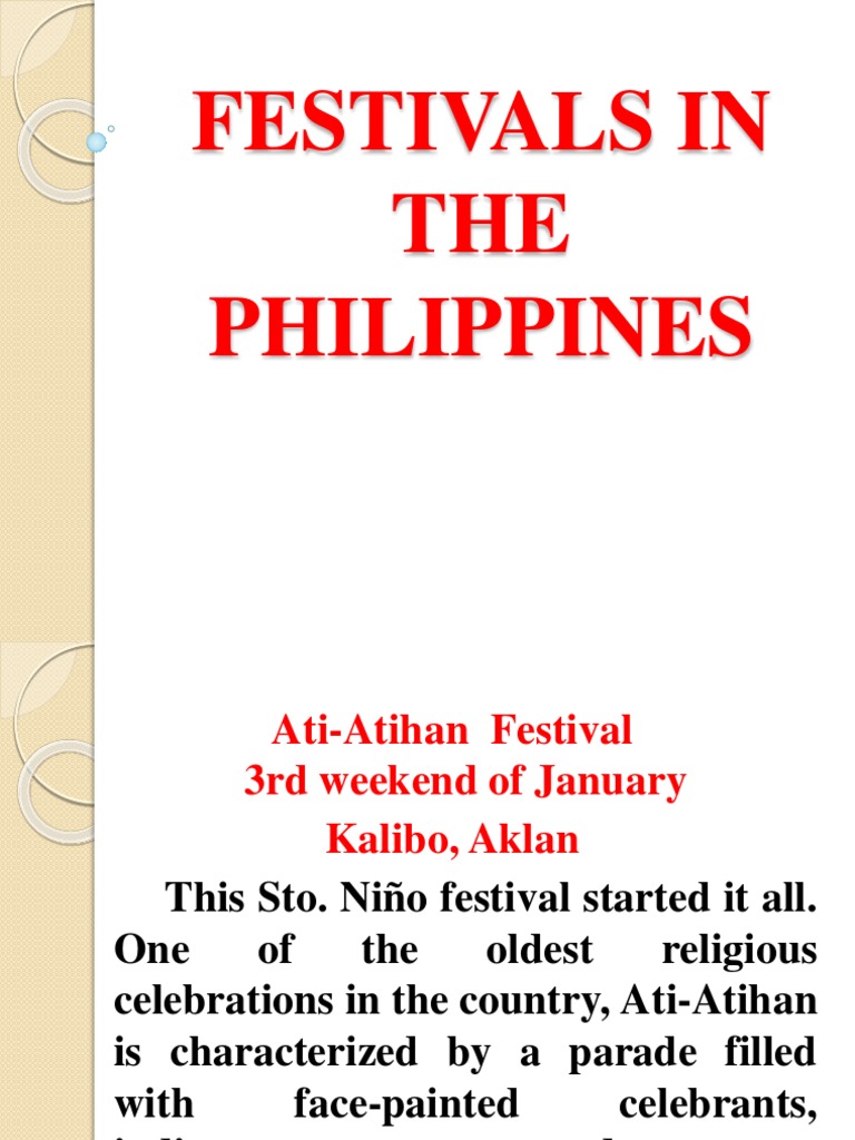 Top Festivals in the Philippines | PDF | Entertainment Events | Festival