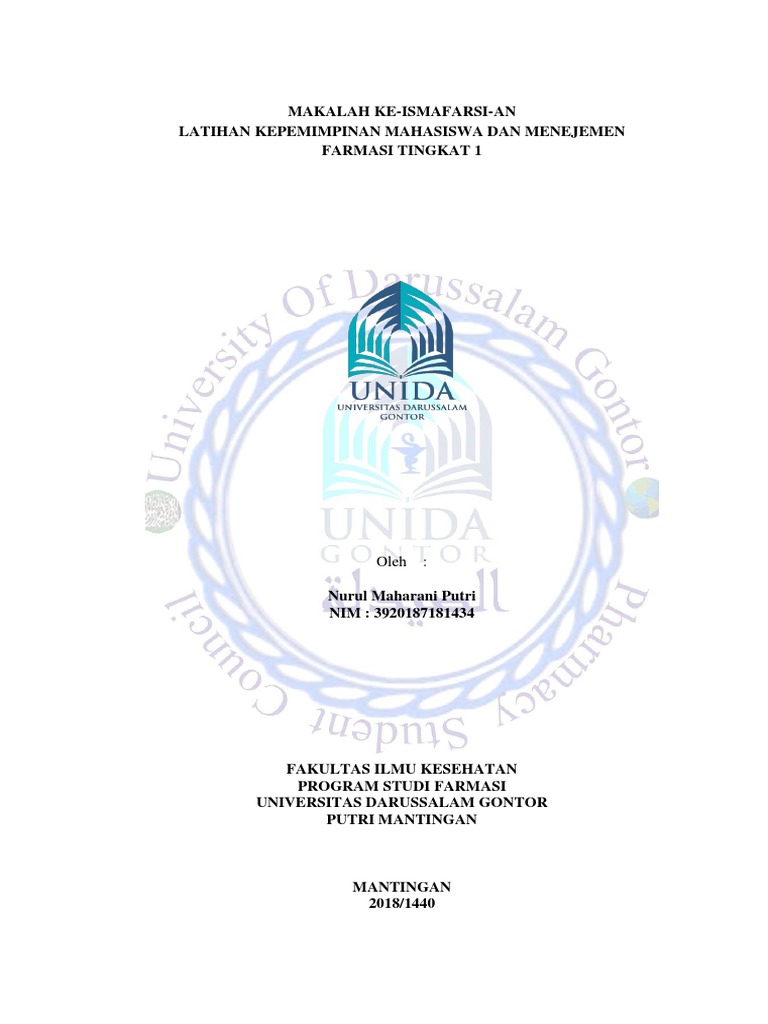 Sejarah Ismafarsi Ikatan Senat Mahasiswa Farmasi Seluruh Indonesia Sejarah Ismafarsi Ikatan Senat Mahasiswa Farmasi Seluruh Indonesia
