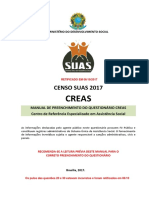 Manual CREAS Censo SUAS 2017