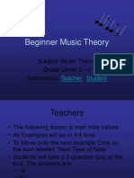Beginners Music Theory