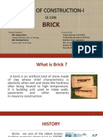 Details of Construction Brick