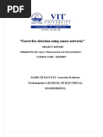 Forest Fire Detection Using Sensor Networks